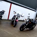 mono motorcycles & vehicle security open day guests motorcycle's