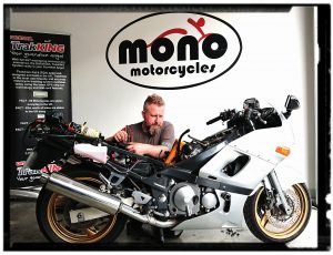 Daniel Morris of mono motorcycles & vehicle security. Commonly known as the wiring wizard. 