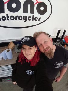 Daniel & Katy of mono motorcycles & vehicle security striving for customer service excellence