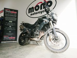 Triumph Tiger XC joined us for  a full service,  new brake pads & service light indicator switch off. The TEXA diagnostics software, was back in the frame for the Triumph & enabled the customer to ride away with that service indicator light off.