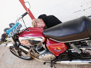 Daniel Morris of mono motorcycles: The Bike Whisperer at his craft!