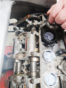Valve clearance check (When valve clearance checks are undertaken, customers are always advised prior to adjustments and no work is completed without the customer being fully aware of the procedures as they continue)