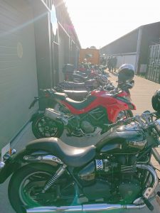 It was such a wonderful mix of bikers, traditional & some classic machines , great food served by Buns to Banquets & the talents of Jamie Gladman on show. The weather was stunning & the sun shone for us the entire time.