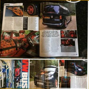 Most recently, Jamie's work has appeared as part of a considerable article in VW Bus Magazine. 