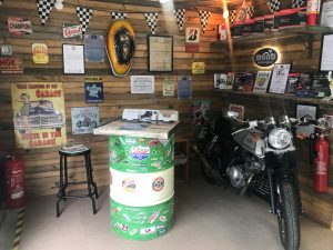 The mono motorcycles workshop has a revamp over the past few weeks. Our welcome area has become defined, as Katy has had a purpose built office installed.