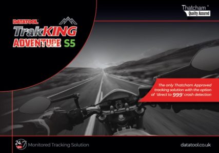 Datatool TrakKING Adventure S5 is the most user friendly and accurate motorcycle tracking system available today, using the latest satellite technology and a multi network roaming SIM, ensuring the widest possible coverage across Europe.