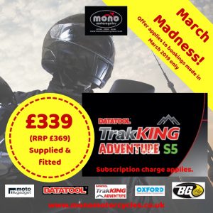 Special offer throughout March on the DATATOOL TrakKING Adventure S5