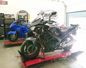 Alongside the Blackbird, we welcomed a Yamaha TDM900 to the workshop for an interim service & to assess some running issues.