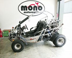 The Polaris Quadzilla buggy has had a CBR600 engine fitted to it!
