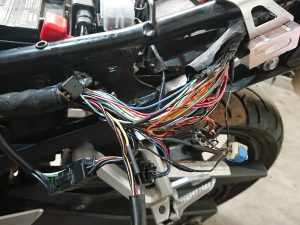 Daniel discovered that an immobiliser circuit had been damaged in the process. The wiring loom was repaired & the SV started first go.