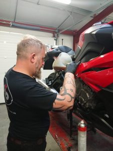 The second of our performance BMW's joined us on Friday. The scarlet red BMWS1000XR joined us for a major service & full diagnostic sweep. 