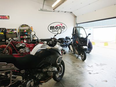 One of our regular customers to mono motorcycles is the BMW C1.
