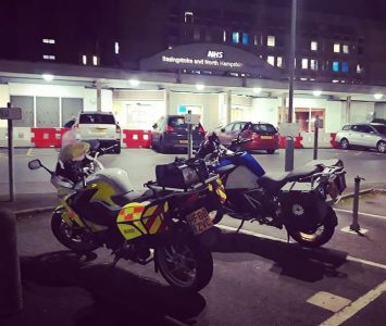 These noble bikers volunteer to transport blood/platelets/plasma, human milk, x-rays, patient notes & any other medical items or small equipment all over Hampshire, South Wiltshire, Dorset & beyond; selflessly & tirelessly giving up their own time to do so. 