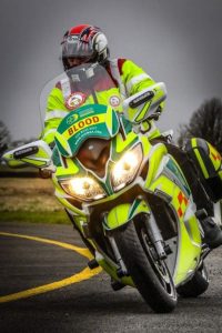 Because the liveried motorcycles have ‘BLOOD’ emblazoned on them, a lot of people assume that this is all the SERV riders transport, but this couldn’t be further from the truth.