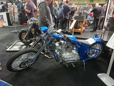 Always lovely to see our good friends at P & D Custom Bikes represented at the major bike shows & welcomed as always, by the Back Street Heroes stand. 
