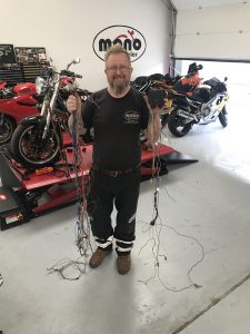 As we moved into November, we welcomed our big wiring project in the form of the Yamaha XJR1300. 