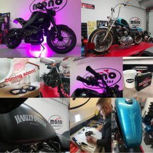 Motorcycle wiring, motogadget, servicing & repairs at mono motorcycles, Chichester