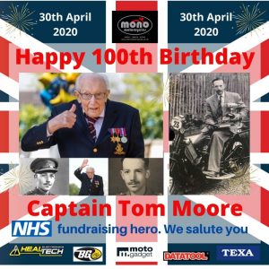 On Thursday 30.04.2020 the entire United Kingdom came together to wish Captain Tom Moore a very Happy 100th Birthday.