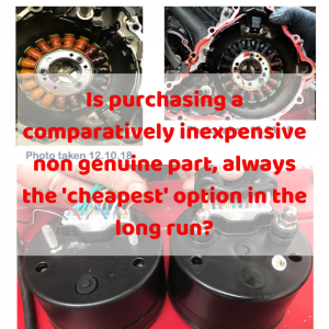 Is purchasing a comparatively inexpensive non genuine part, always the 'cheapest' option in the long run?